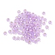 Perles de rocaille en verre doublées d'argent givré GLAA-Q096-02A-1