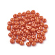 6/0 cuisson de peinture perles rocailles en verre  SEED-Q025-4mm-N22-3