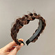 Bandas de pelo trenzado de peluca de plástico de estilo de moda OHAR-PW0001-176C-1