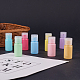 Benecreat 24 Stück 10 ml Macaron leere Lotionsflasche mit Flip-Cap-Plastik-Flugreiseflaschen für Duschgel-Shampoo-Parfüm-Toilettenartikel MRMJ-BC0001-49-7