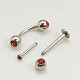 Stainless Steel Nose Studs Nose Piercing Jewelry AJEW-D004-1-4