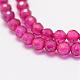 Perles de corindon rouge naturel / rubis G-F460-56-3