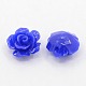 Synthetic Coral 3D Flower Rose Beads CORA-A005-10mm-M-2