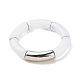 Ensemble de bracelets extensibles de perles de tube incurvées épaisses pour fille femmes BJEW-JB06947-4