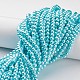 Glass Pearl Beads Strands HY-6D-B12-4