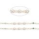 Handgefertigte Perlenketten aus Messing CHC-M021-13LG-2