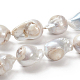 Fili di perle di keshi di perle barocche naturali PEAR-K004-20-5