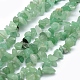 Natürlichen grünen Aventurin Perlen Stränge G-P332-09A-1