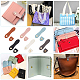 WADORN 6 Colors PU Leather Purse Sew On Snap Buckle FIND-WR0009-58-5