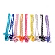 Персонализированные ожерелья-цепочки из абс-пластика NJEW-JN03220-1
