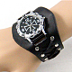 Fashion Leather Punk Rock Watch Bracelets WACH-O003-09-1