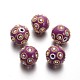 Runde Perlen mit handgefertigten Indonesien IPDL-L001-05-2