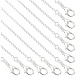 Латунные кабельные цепи ожерелья NJEW-YW0001-21A-S-1