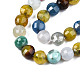 Chapelets de perles d'agate naturelle G-N326-100A-08-4