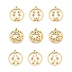 12 pièces 3 styles sur le thème de la fête des mères 304 pendentifs en acier inoxydable STAS-LS0001-23G-2