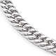 304 pulseras de cadena de acera con corte de diamante de acero inoxidable para mujer BJEW-JB06018-01-2