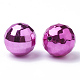 Color Plated Acrylic Beads PACR-R241-02-2