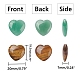 SUPERFINDINGS 20Pcs 2 Style Natural Mixed Cabochons G-FH0001-21-2
