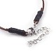 Cowhide Leather Cord Bracelets BJEW-JB04014-02-3