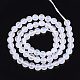Chapelets de perles en agate blanche naturelle G-T108-19-2