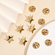 Chgcraft 8 set spilla spilla a stella in ottone JEWB-CA0001-41-4
