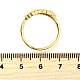 Регулируемые манжеты-кольца из латуни с микропаве из кубического циркония для женщин RJEW-U052-01A-G-3