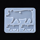 Moldes de silicona para colgantes de cerdo X-DIY-I026-19-1