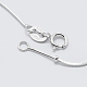 Sterling Silber Schlangenkette Halsketten STER-K171-19P-3