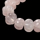 Natürlichen Rosenquarz Perlen Stränge G-K335-02I-4