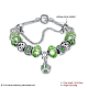 Bracelets en alliage de zinc rhinestone européen BJEW-BB29025-D-1