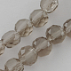 Chapelets de perles en verre mate X-FGLA-R038-12mm-24-1