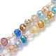 (vente d'usine de fêtes de bijoux) colliers pendentif pompon en polyester NJEW-JN02621-03-3