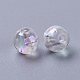 Eco-Friendly Transparent Acrylic Beads PL732-2-2