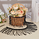 1 Yard Polyester-Quasten-Spitzenband&nbsp;SRIB-FG0001-29A-5