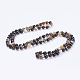Collane di perline con agata naturale spogliata NJEW-P202-36-A23-1