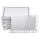Tarjetas de visita de transferencia térmica en blanco de aluminio DIY-WH0195-03A-1