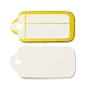 長方形の空白の標識販売価格ラベル タグ  小売店のコマースはディスプレイを好む  コットンで  ゴールド色  長方形  10.1cm  値札：25.5x13x0.3mm  約485~500個/袋 AJEW-C026-01B-01-2