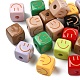 20 шт. непрозрачные акриловые бусины для выпечки&nbsp;OACR-YW0004-29-2