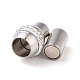 304 Stainless Steel Magnetic Clasps X-STAS-E054-1-2