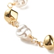 Perle en plastique et pépites en plastique ccb bracelet perlé pour femme BJEW-JB07959-4