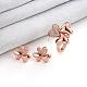 Real Rose Gold Plated Brass Cubic Zirconia Jewelry Sets SJEW-BB04769-RG-2