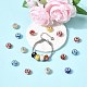 Unterlegscheibe lampwork großen Loch European Beads&nbsp;LPDL-R003-02-4