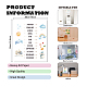 Прямоугольник с выкройкой лица DIY-WH0634-049-2