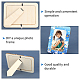 Набор деревянных милых рамок для фотографий с кремовым клеем серии «сделай сам» DIY-WH0264-06-5
