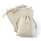 コットンラッピングポーチ巾着袋  ギフトサシェバッグ  モスリンバッグ再利用可能なティーバッグ  小麦  17x12cm ABAG-R011-13x18-1