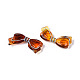 Bemalte transparente Acrylperlen&nbsp;OACR-T029-03K-2