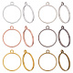 60 шт. 6-цветный набор для колец из цинкового сплава&nbsp;FIND-WR0012-06-1