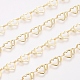 Brass Handmade Link Chains CHC-G006-06G-2