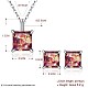 925 Sterling Silver Jewelry Sets SJEW-BB30937-D-2