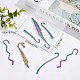 SUNNYCLUE 1 Box 10Pcs 5 Styles Bookmark Hooks Bulk Metal Hook Bookmarks Beading Antique Tibetan Alloy Vintage Bookmark Clip Back to Schcool Bookmark Charms for Crafting Jewelry Making Charm DIY Craft FIND-SC0003-50-7